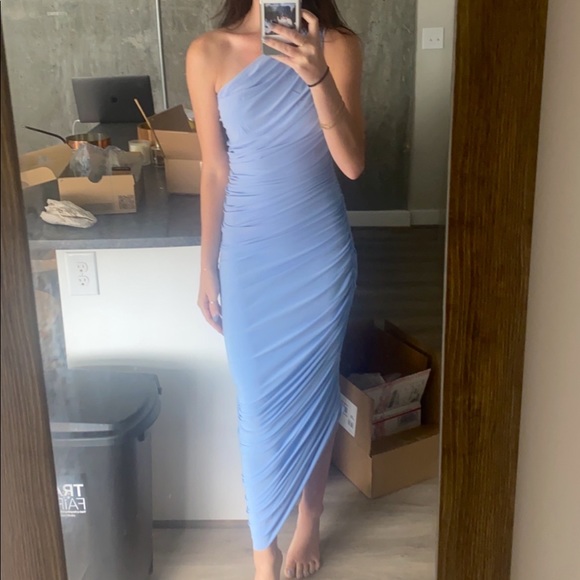 Norma Kamali | Dresses | Norma Kamali Diana Gown Xs Celestial Blue |  Poshmark
